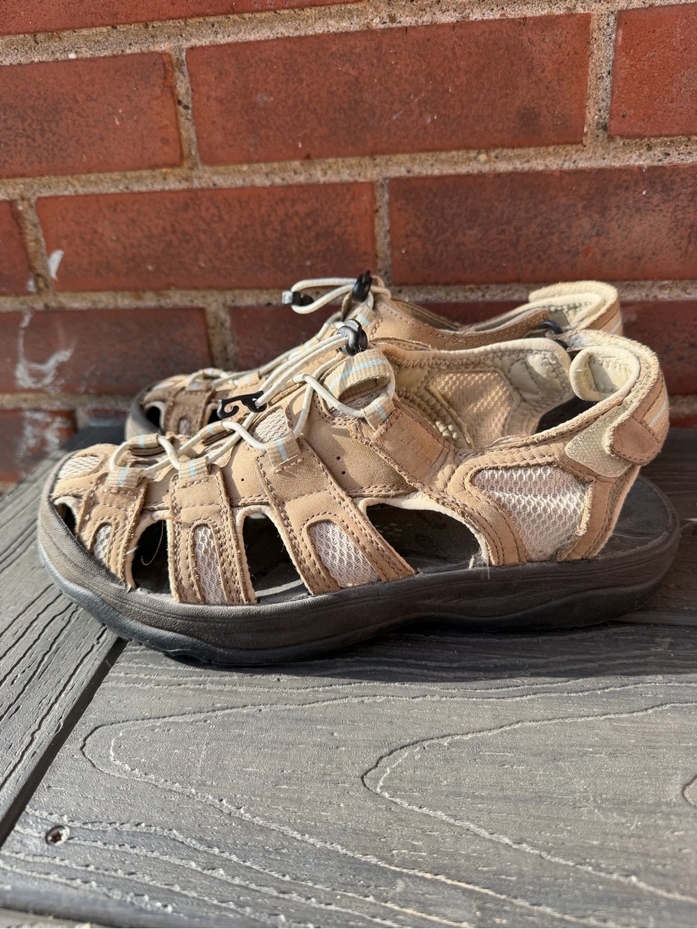 L.L. Bean Sport River Hiking Sandals Outdoor Water Trail Shoes Comfort Size 9 - Picture 7 of 15